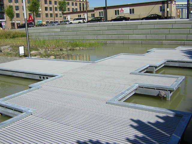 Pontoon Boardwalk Composite Decking Walkway 