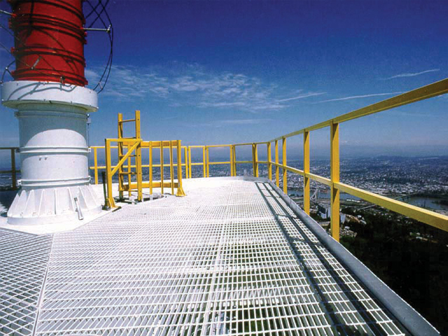 Fiberglass Reinforced Plastic Radio Frequency Transparent Railing