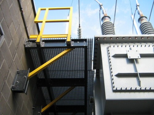 Fibergrate, Dynarail, Guardrail, Ladders, Power Plant